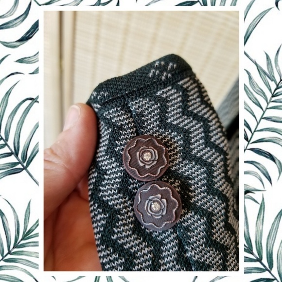 Vintage Retro Stretch Blazer in Forest Green, M - Picture 3 of 7